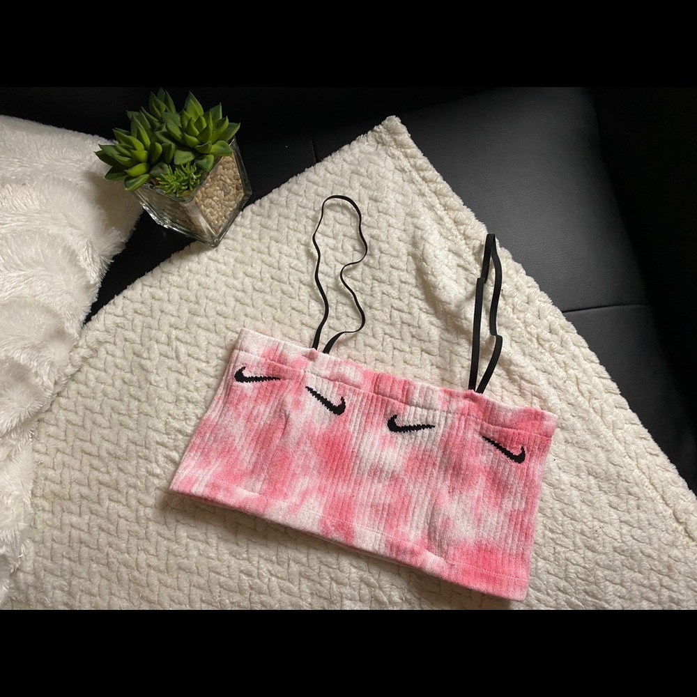 PINK TIE-DYE NIKE CAMI TOP